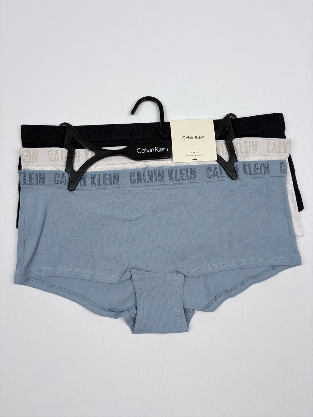 Calvin Klein Women’s Cotton Boyshorts Size Large 3 Pack